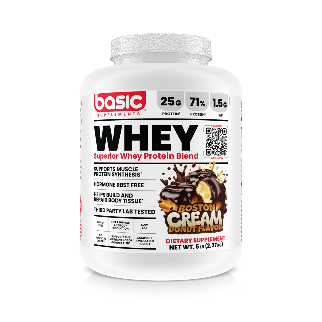 Basic Supplements Whey Blend 2lbs-5lbs