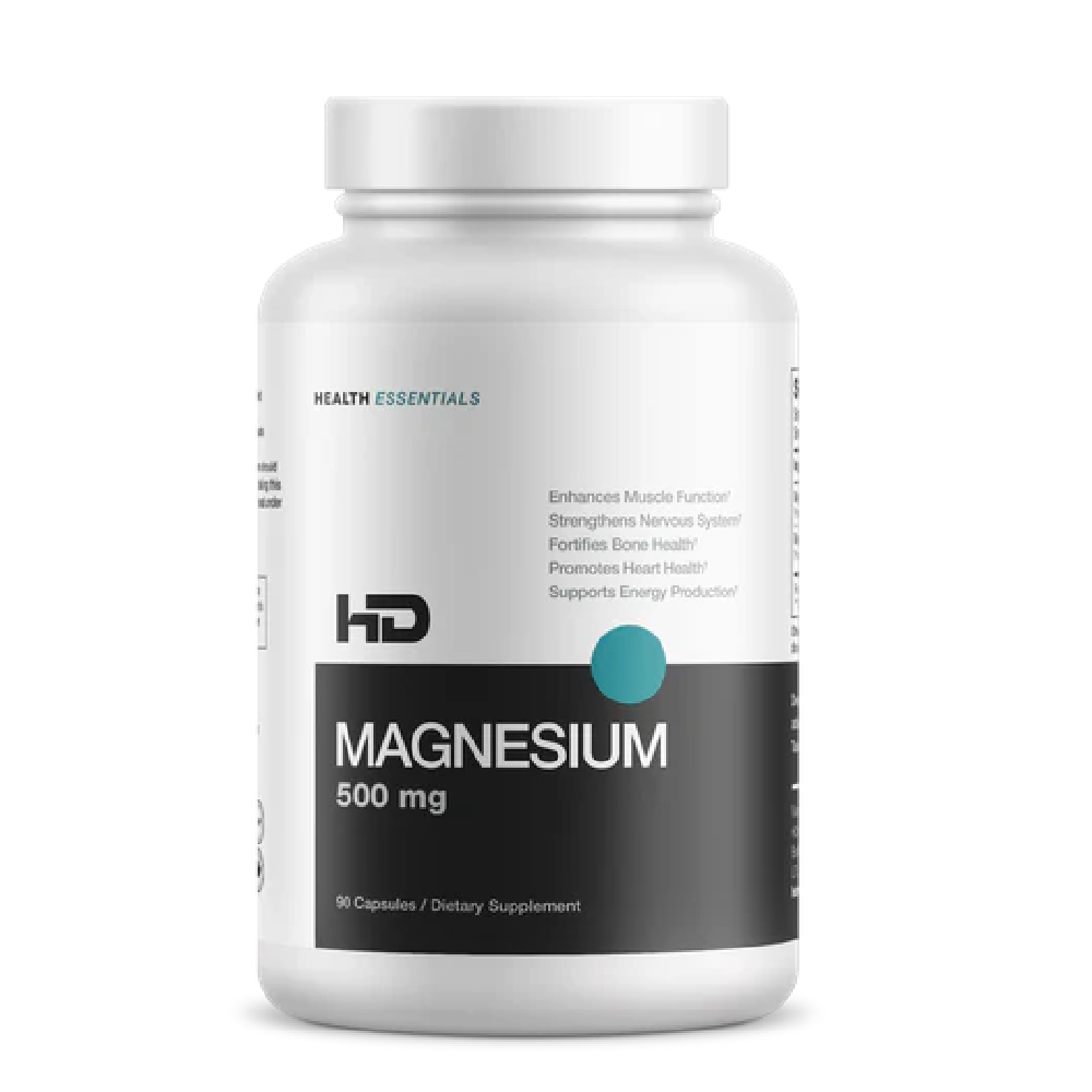 HD Muscle Magnesium 500mg - 90 Capsules