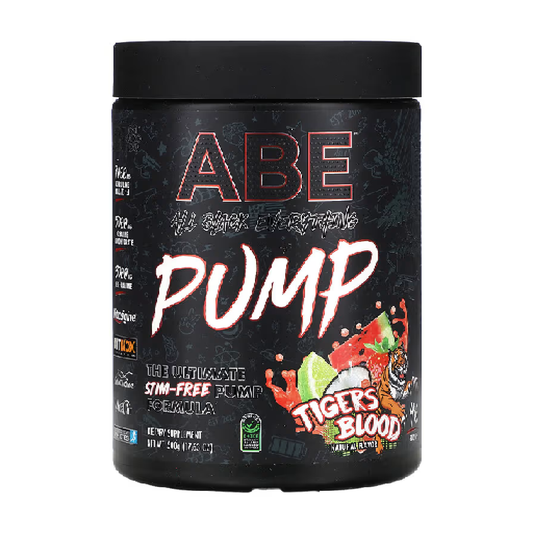 Applied Nutrition ABE PUMP - Zero Stim Pre-Workout (500G) (Halal) ( 40/20 Servings)