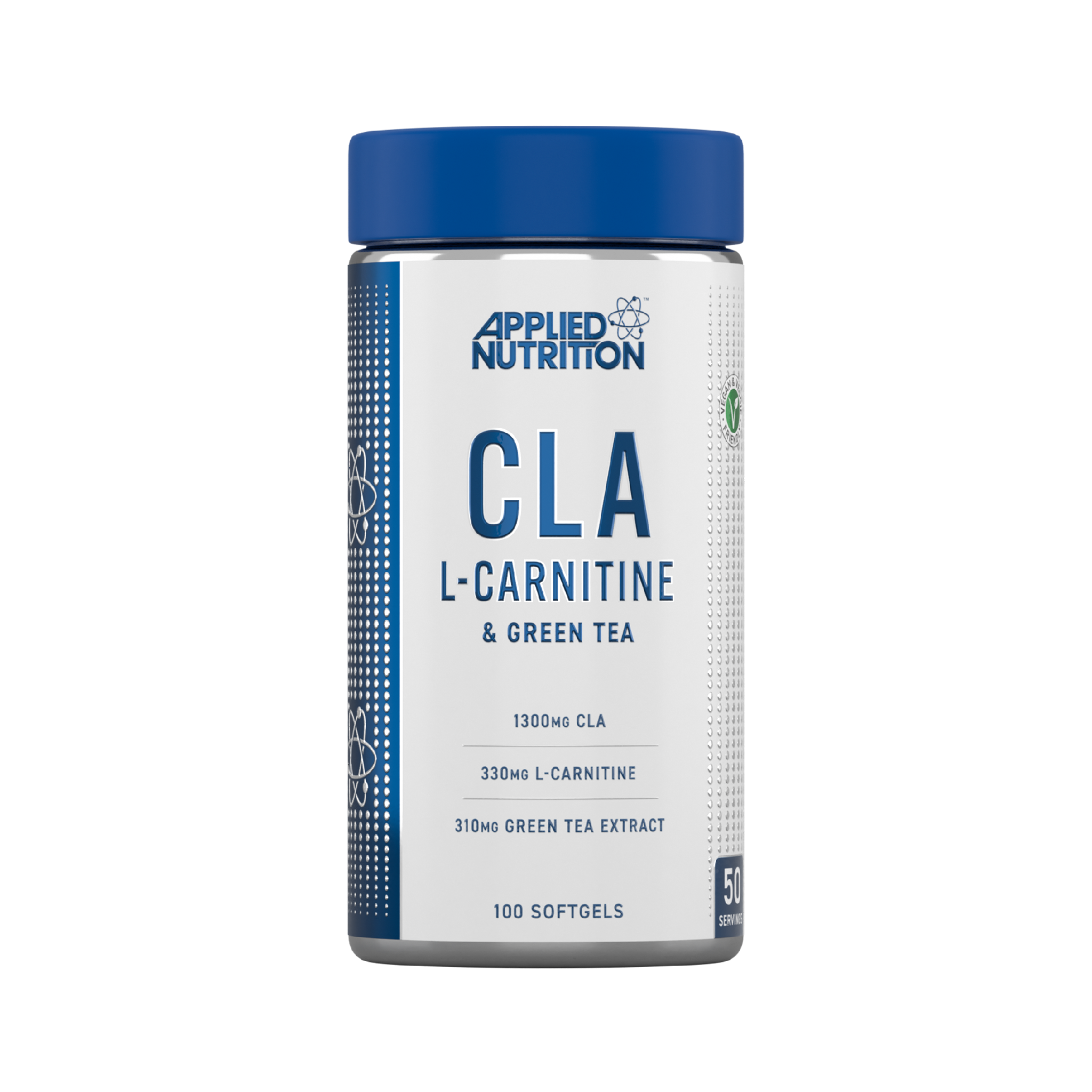 Applied Nutrition CLA, L-Carnitine & Green Tea (Halal) ( 100 softgels )