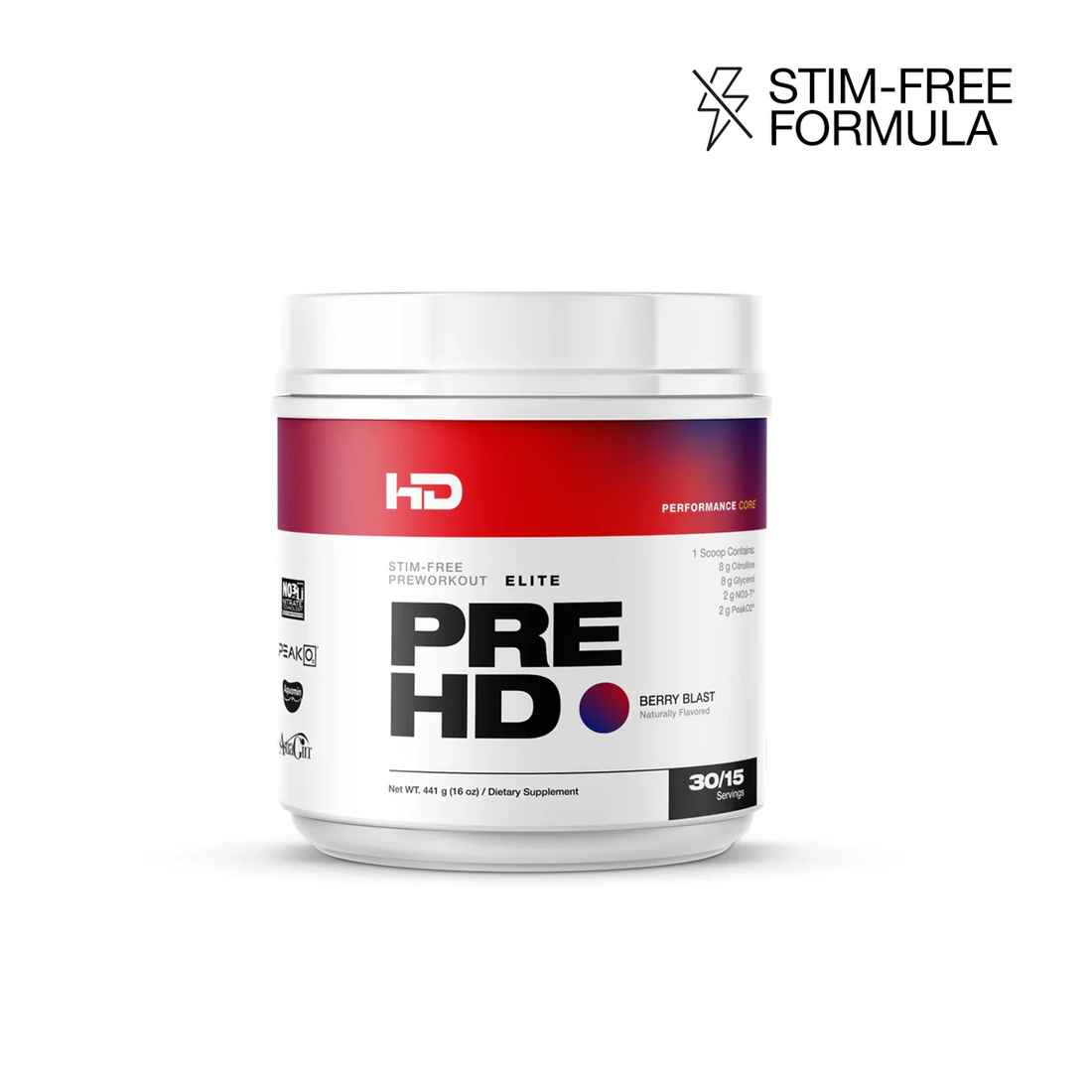 HD Muscle PreHD Elite Non Stim Preworkout