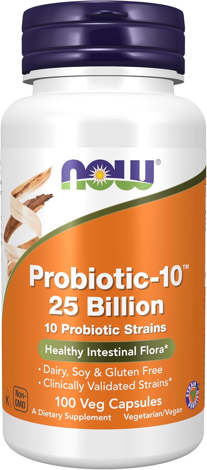 Now Foods Probiotic-10 25 Billion - 50 Veg Capsules