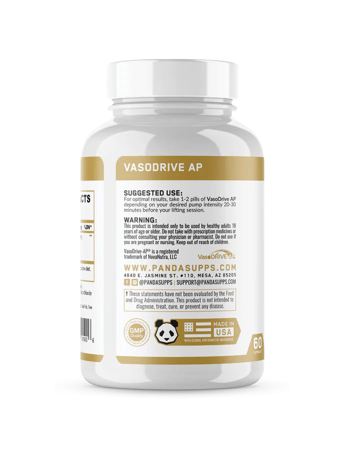 Panda Vasodrive AP Stim Free Preworkout