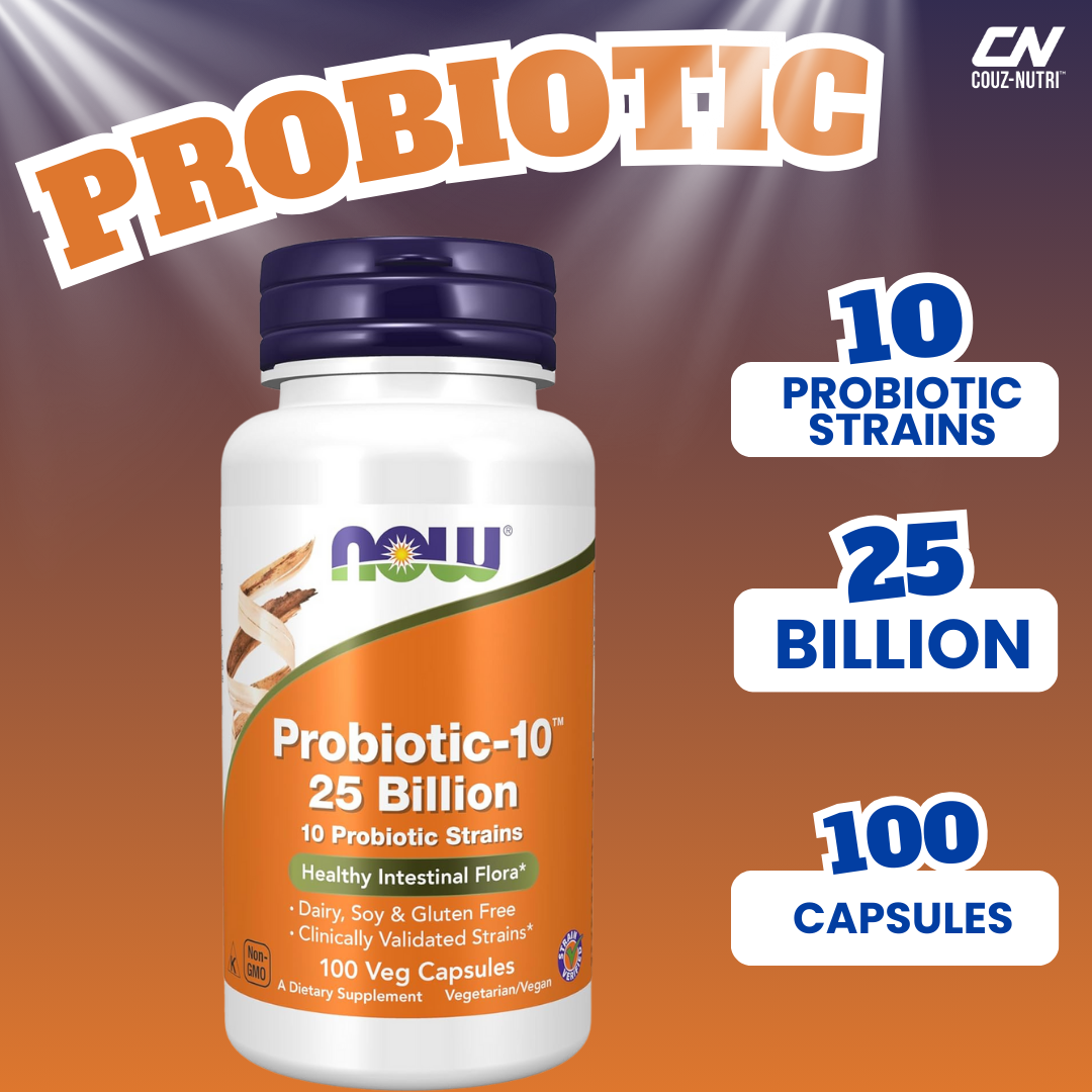 Now Foods, Probiotic-10, 25 Billion, 50 Veg Capsules