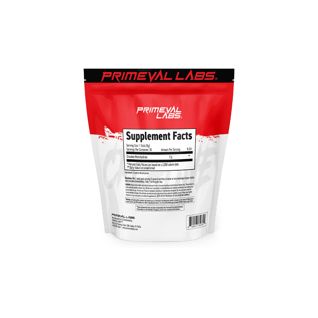 Primeval Labs Creatine Monohydrate 30 Servings