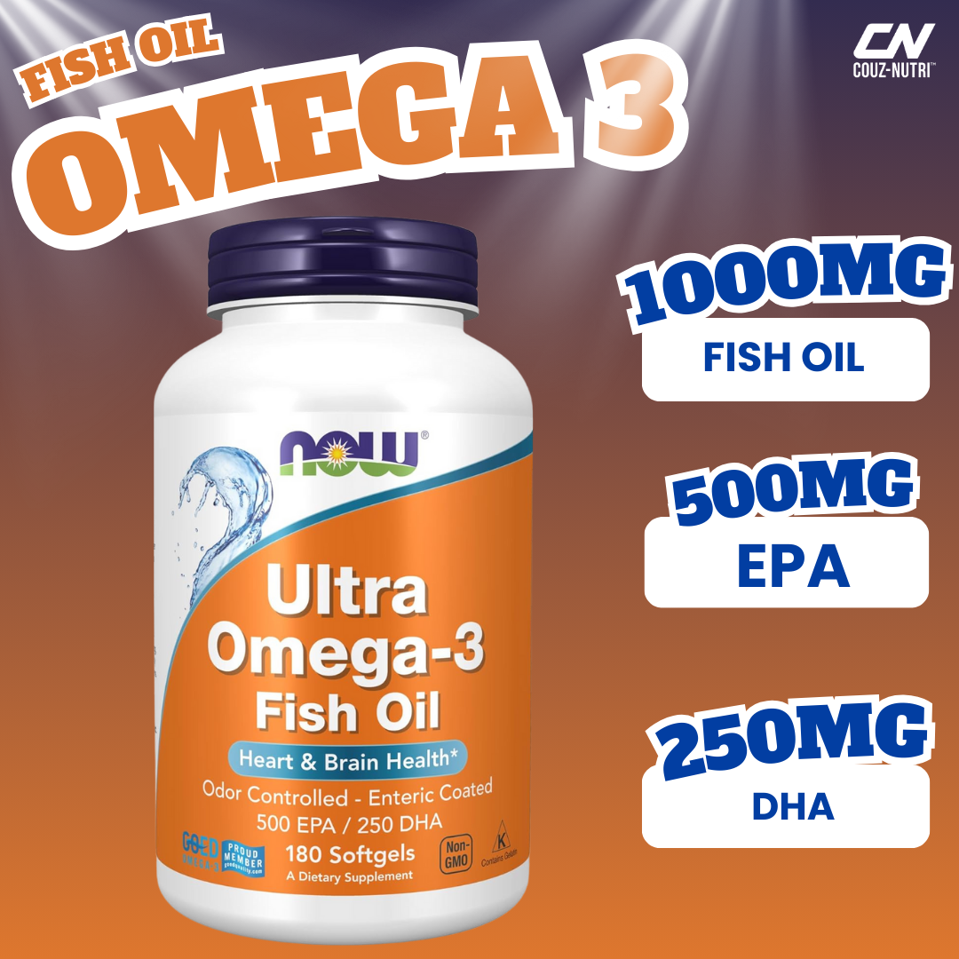 Now Foods Ultra Omega-3 Fish Oil ( 180 Servings )