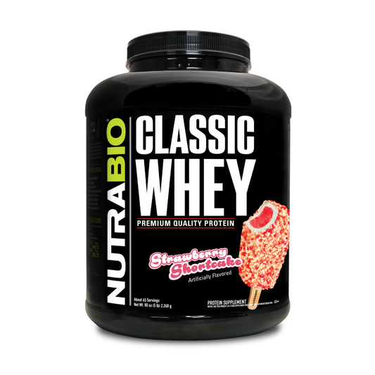 NutraBio Classic Whey Protein WPC80 - 5lbs