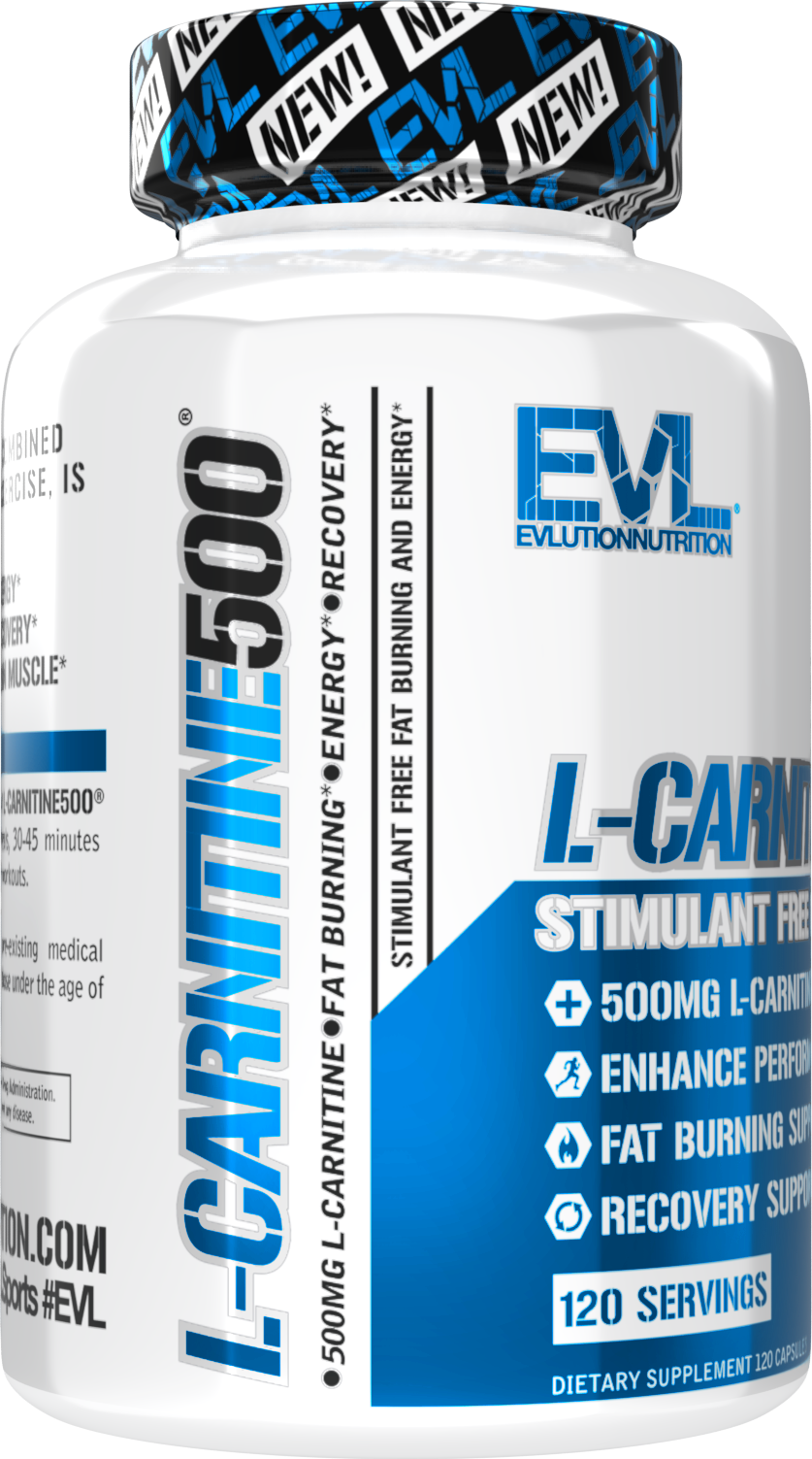 Evlution Nutrition L-Carnitine 500 ( 120 Servings ) (Expiry: 02/2025)