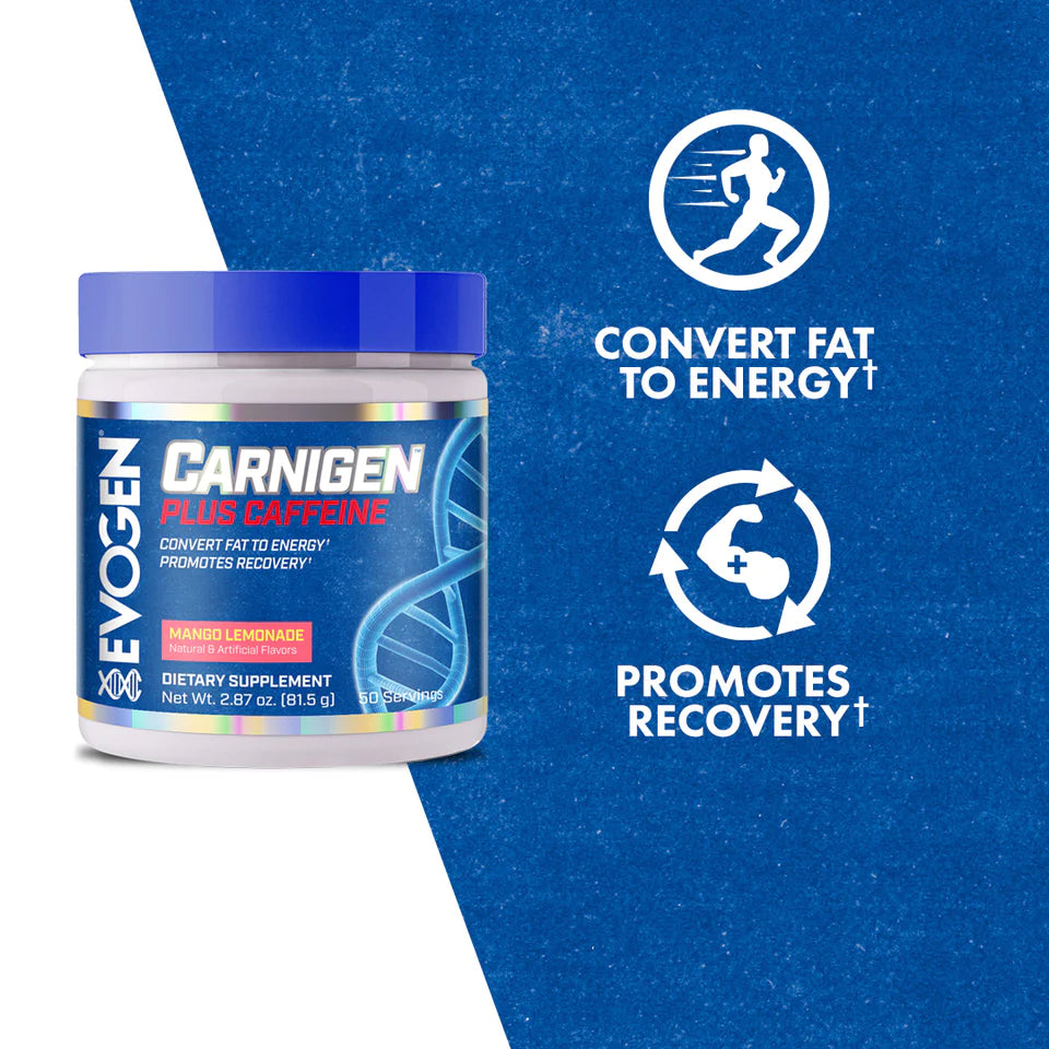 Evogen CARNIGEN Plus Caffeine ( 50 servings )