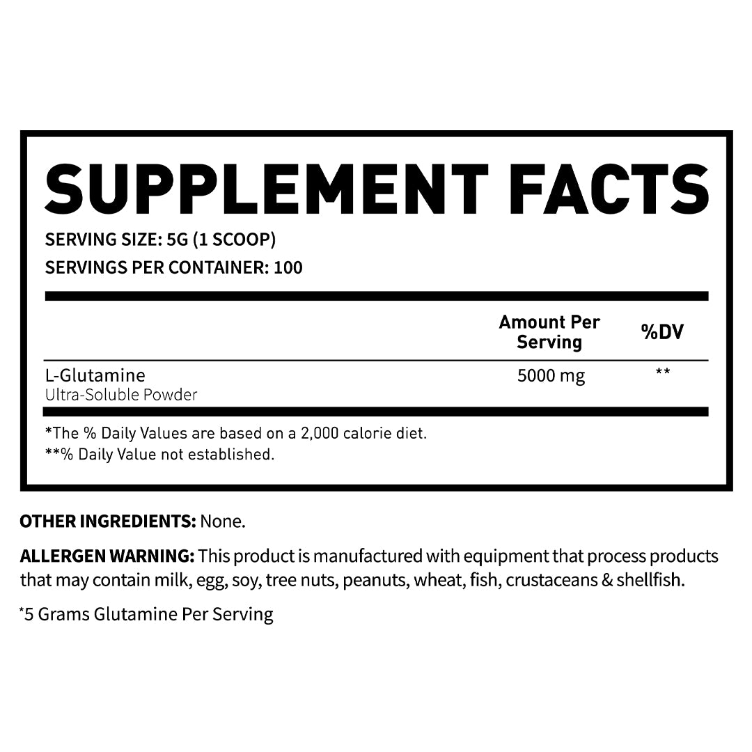 Man Sports Glutamine 100 Servings