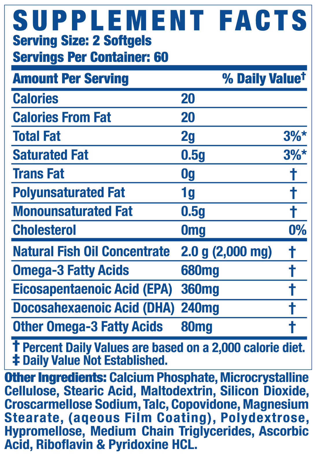 Ronnie Coleman Omega-3 XS