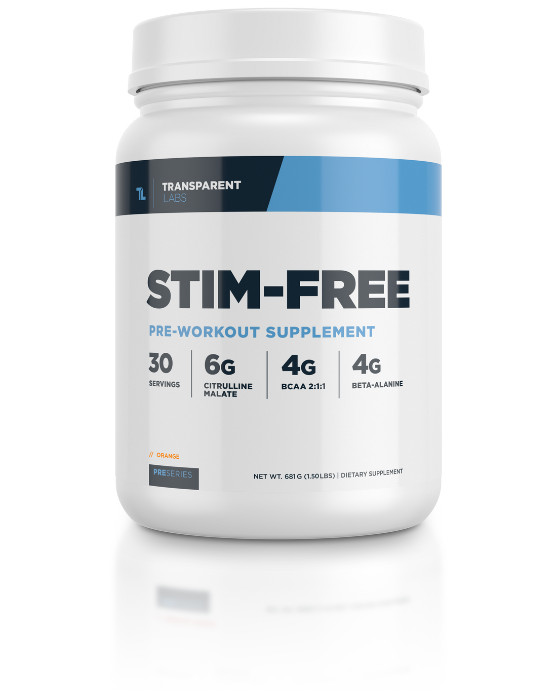 Transparent Labs STIM Free Preworkout (30 Servings )