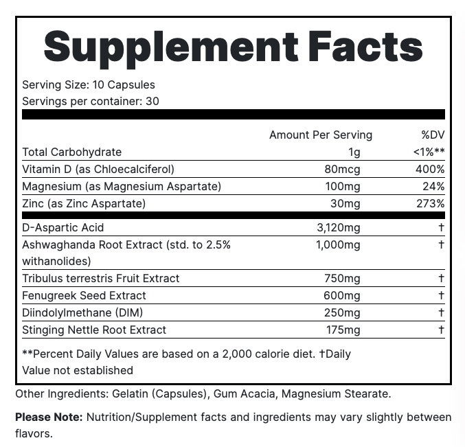 Redcon1 BoomStick Testosterone( 30 Servings )