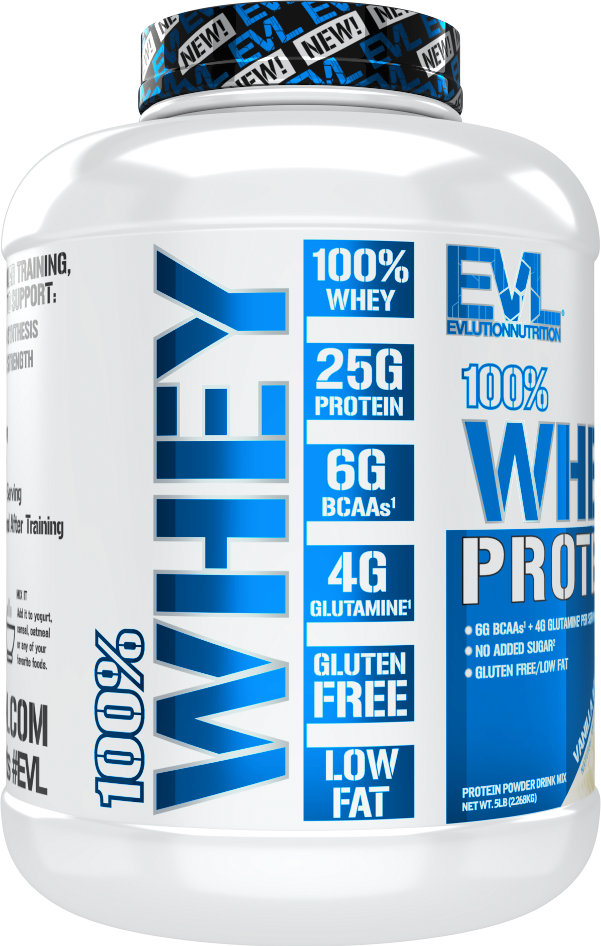 Evlution Nutrition 100 Whey Protein 5lbs 4195